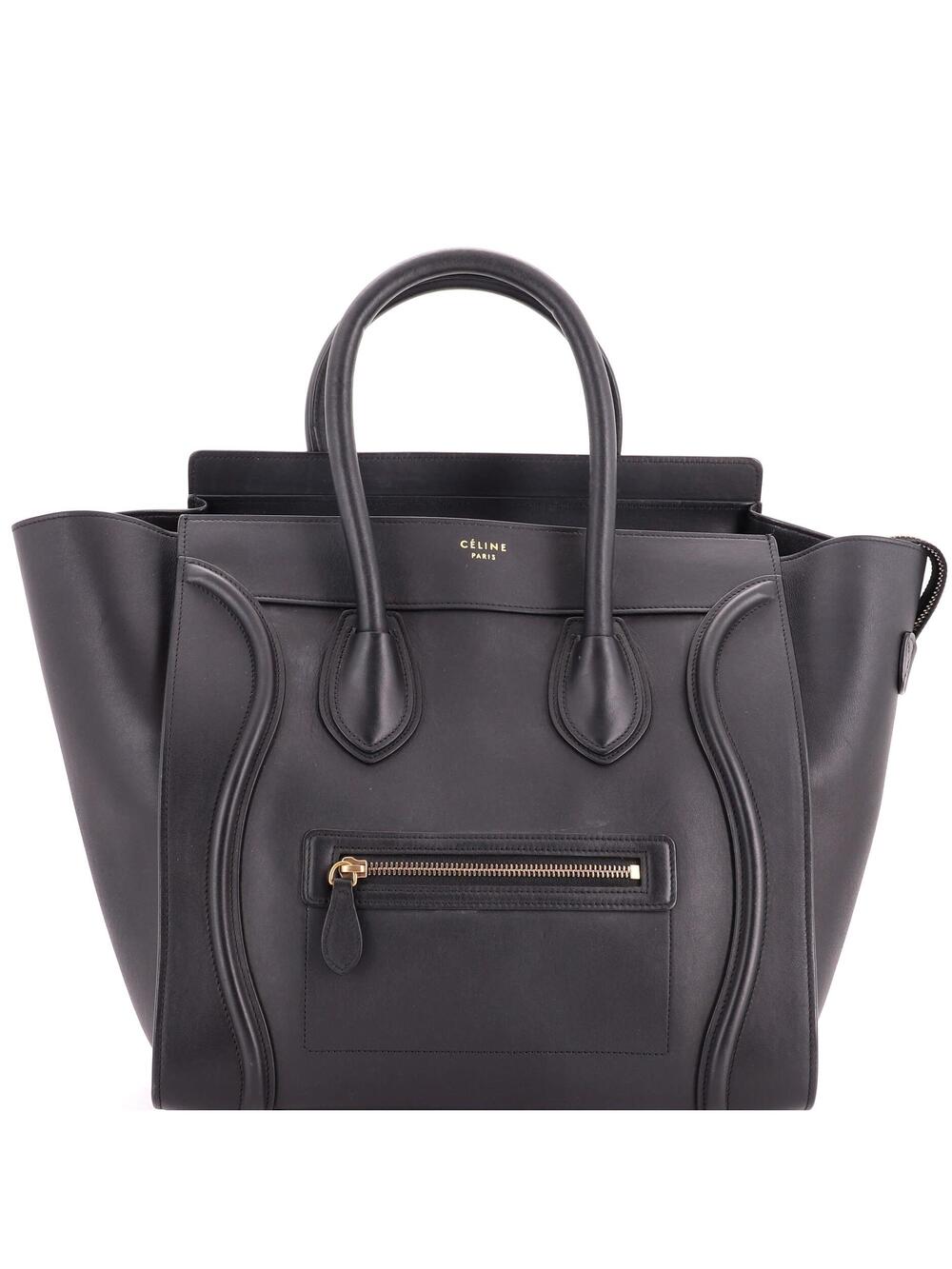 Celine Luggage Bag Smooth Leather Mini #370262C13B